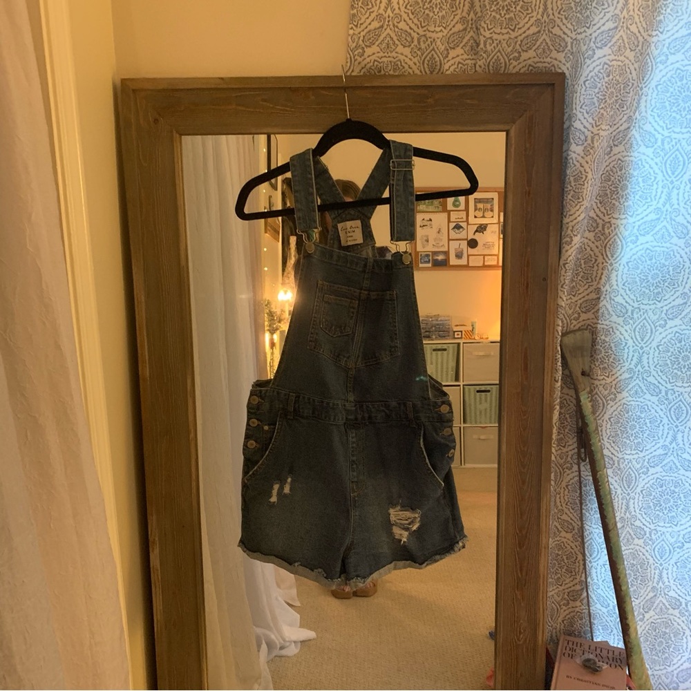 Denim overalls